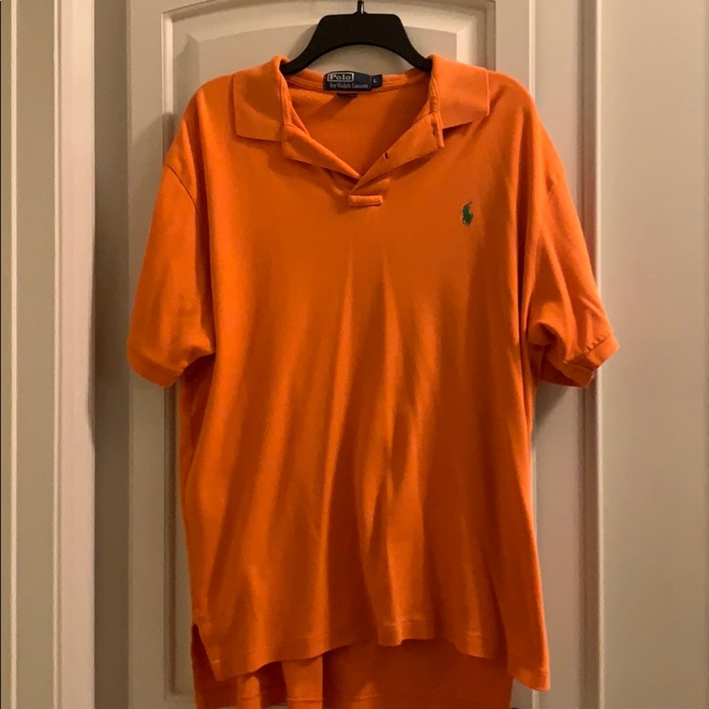Orange Ralph Lauren Polo
